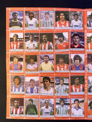 ALBUM SELECCION FUTBOL LIGA ESPAÑOLA 83 COMPLETO