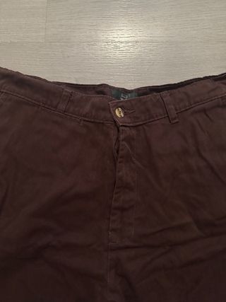 Pantalón marrón hombre