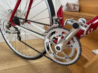 Bicicleta Olmo Roja y Blanca