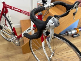 Bicicleta Olmo Roja y Blanca