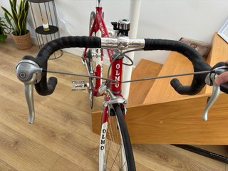 Bicicleta Olmo Roja y Blanca