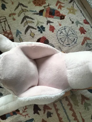 Cisne balancín de peluche