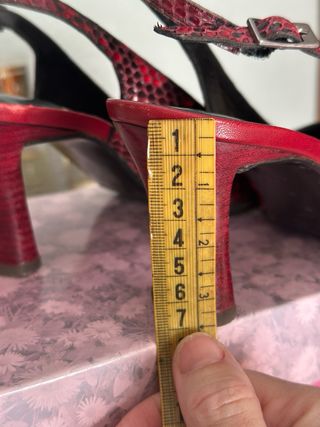 Zapatos de tacón piel serpiente