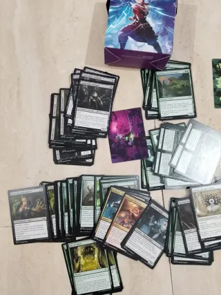 Cartas Magic The Gathering 156 unidades más caja