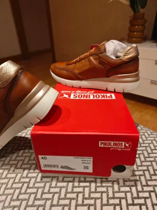 Zapatillas Pikolinos Marrones Talla 40