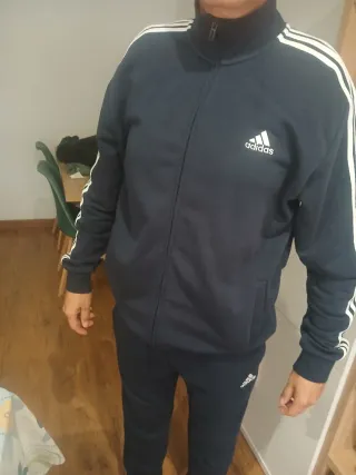Chándal Adidas Hombre Azul y Blanco