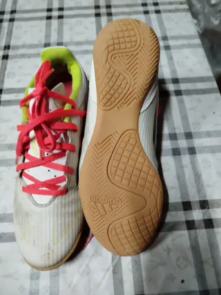 Zapatillas futbol sala Adidas Talla 40 Blancas