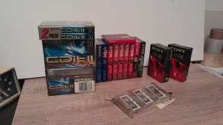 Cassette TDK, Sony, MiniDisc