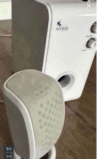 Altavoces Netway Blancos con Subwoofer