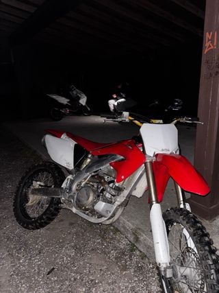 Honda CRF450R 4T 2006 Motocross Roja/Blanca