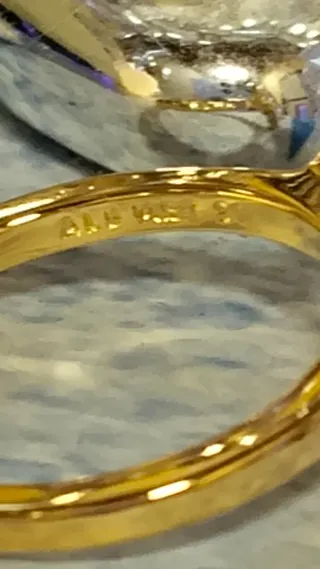 Anillo Plata Ley 925 Baño Oro Talla 14k