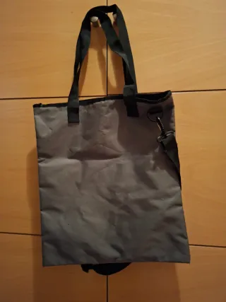Bolsa Pull&Bear gris/verde