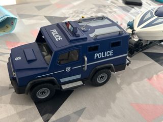 Playmobil 5187 Barco Policía con Vehículo