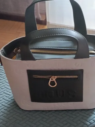 Bolso Tous Beige y verde precioso un uso