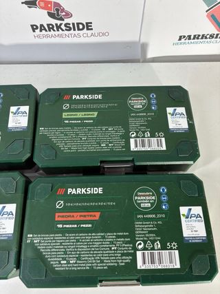 4 sets de brocas y puntas Parkside