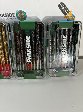 4 sets de brocas y puntas Parkside