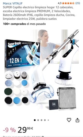 Cepillo de limpieza electrico