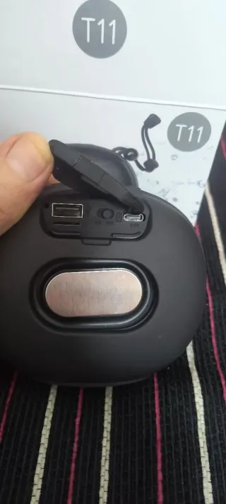 Altavoz Bluetooth T11 Portátil Negro