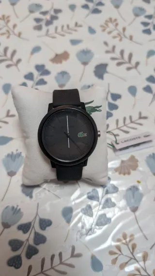 RELOJ LACOSTE NEGRO CUARZO