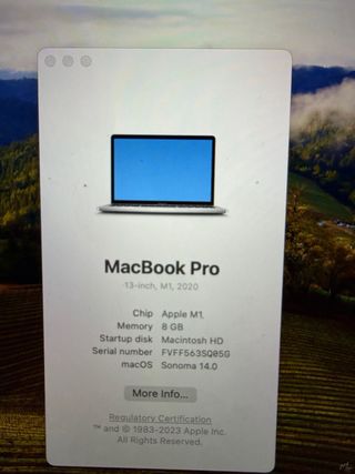 MacBook Pro M1 2020 13 8GB
