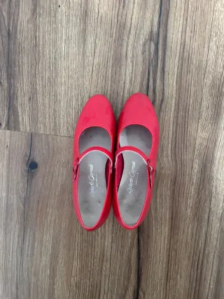 Zapatos Flamenco Niña Rojos 32