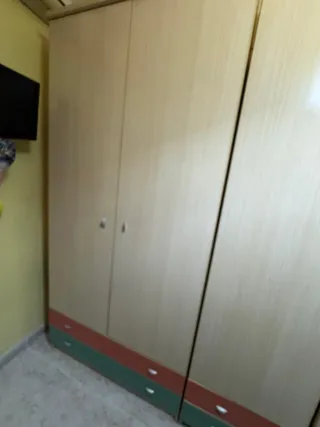 Dormitorio juvenil madera y metal