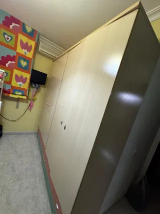 Dormitorio juvenil madera y metal