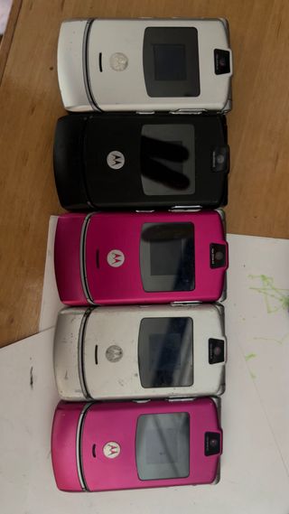 Motorola RAZR V3i Argento e Rosa