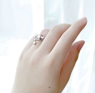 Anello Cinnamoroll Sanrio Argento 925 Regolabile