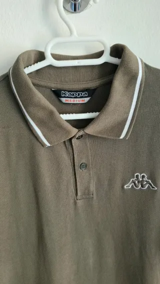 Polo Piqué Kappa Verde Oliva Talla M