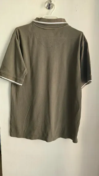 Polo Piqué Kappa Verde Oliva Talla M