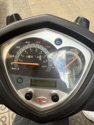 Moto 125cc Scooter Automática Negra