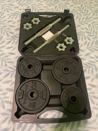 Juego de pesas DOMYOS