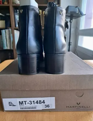 Botines Martinelli Negros Hebillas