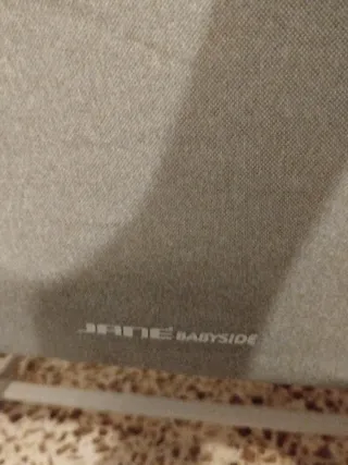 Cuna de viaje Loub gris y blanca