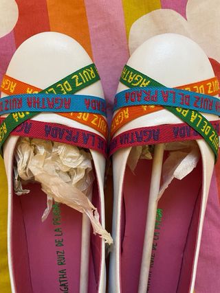 Manoletinas Agatha Ruiz de la Prada Blancas