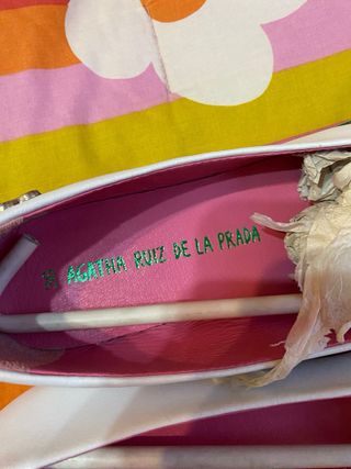 Manoletinas Agatha Ruiz de la Prada Blancas
