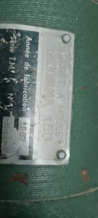 Amoladora de banco 550W, piedra/muela 150 mm