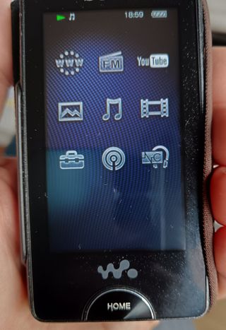 Reproductor Sony NWZ-X1050 Negro