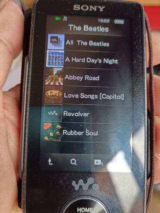 Reproductor Sony NWZ-X1050 Negro