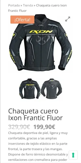 Chaqueta de moto