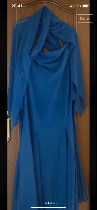 Vestido de fiesta LADY PIPA azul