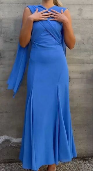 Vestido de fiesta LADY PIPA azul