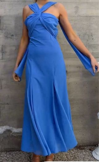 Vestido de fiesta LADY PIPA azul