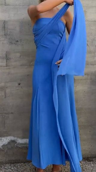 Vestido de fiesta LADY PIPA azul