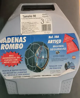Cadenas para la nieve ROMBO Tamaño 90
