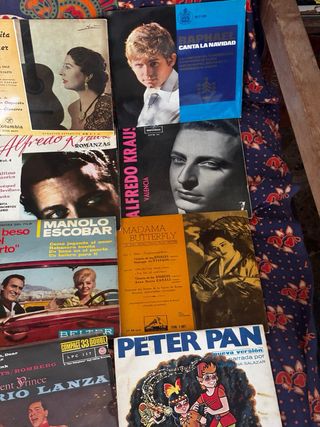 Lote 19 vinilos EP antiguos