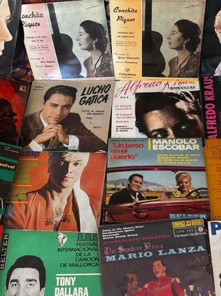 Lote 19 vinilos EP antiguos