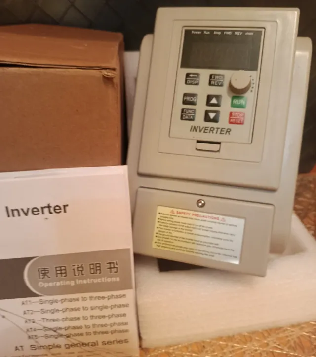 Variador VFD Monofásico 4kW 220V NUEVO