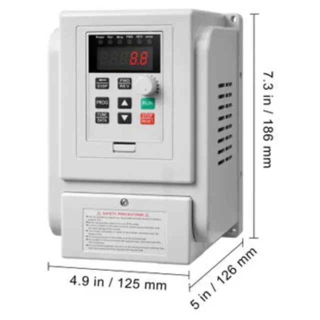 Variador VFD Monofásico 4kW 220V NUEVO